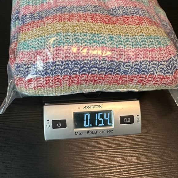 Philosophy Rainbow Striped Cotton Blend Crew Neck Pullover Knit Sweater Large - Picture 9 of 9